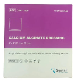 Gentell Alginato de Calcio con Plata Algicell AG 10 CM x 20 CM