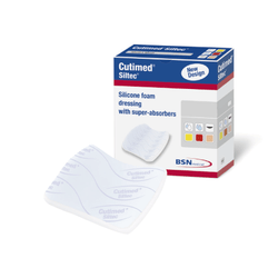 Essity Apósito Cutimed Siltec Espuma Hidrofílica De 20 CM X 20 CM