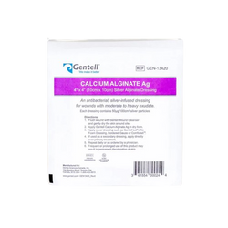 Gentell Alginato de Calcio con Plata 10 CM x 10 CM