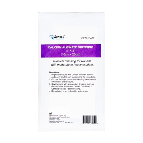 Gentell Alginato de Calcio 10 CM x 20 CM