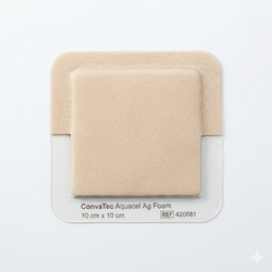 ConvaTec Apósito Adhesivo Aquacel Ag Foam De 10 cm x 10 cm