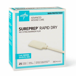 Medline Película de Barrera SurePrep Rapid Dry  de 1 ML