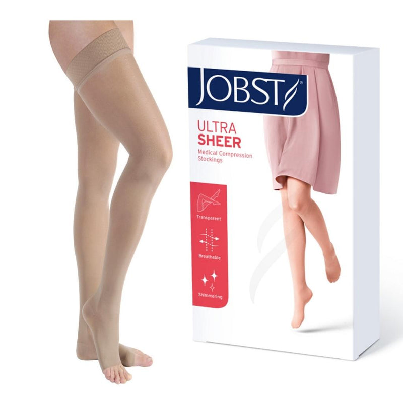 JOBST Media al Muslo Ultrasheer Beige Mediana Compresión