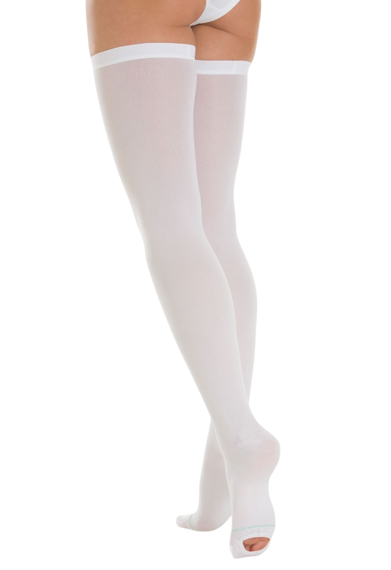 RelaxSan Media al Muslo Antiembólica Color Blanco 25 - 32 MMHG