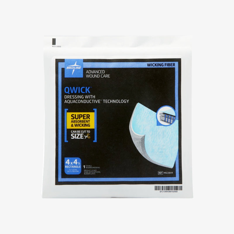 Medline Apósito Qwick De 10.16 CM x 10.80 CM