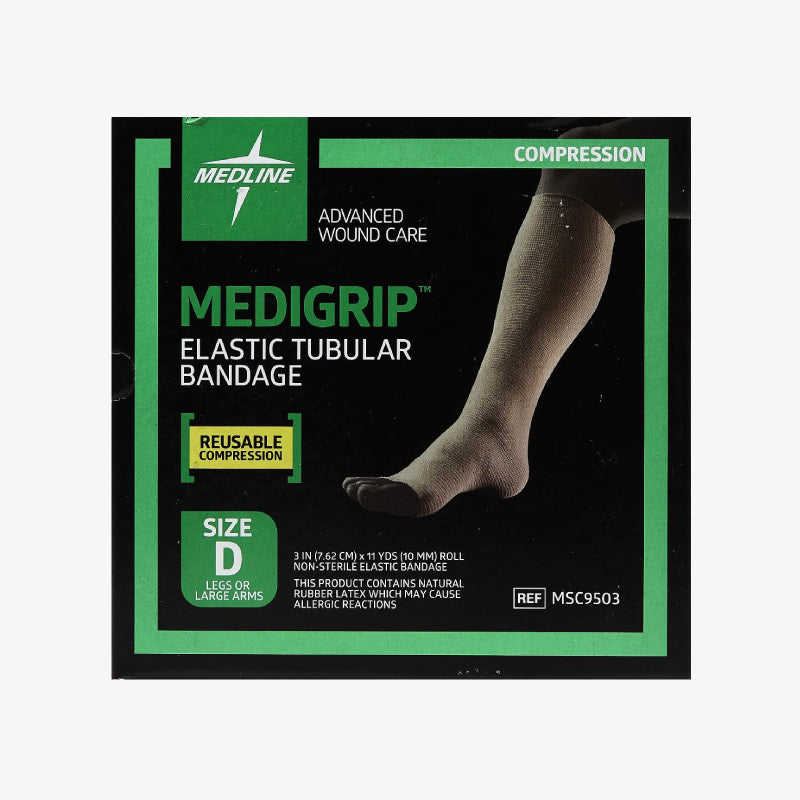 Medline Venda Tubular Elástica Medigrip De 7.62 CM x 10 M