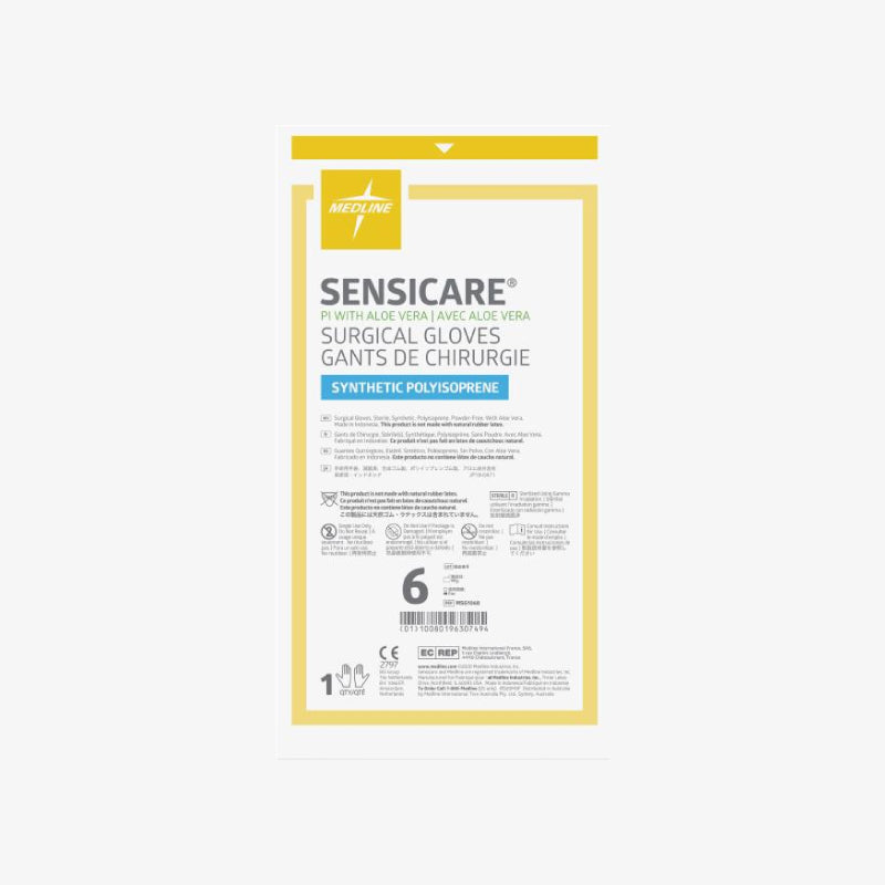 Medline Guantes Sensicare SI con Aloe