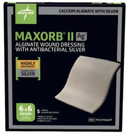 Medline Apósito Maxorb II AG+ De 15 CM x 15 CM