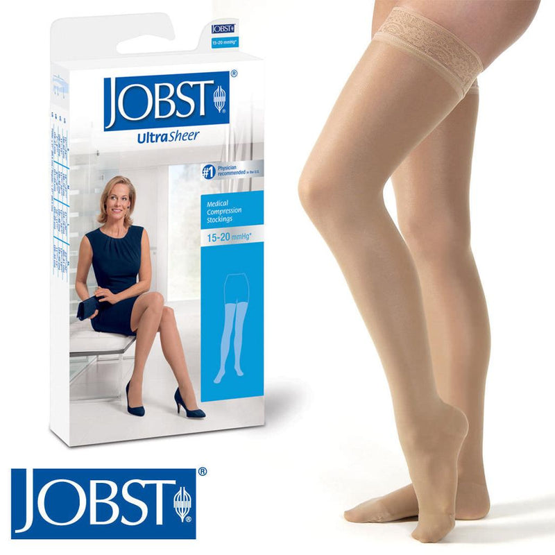 JOBST Media al Muslo Ultrasheer Beige Baja Compresión