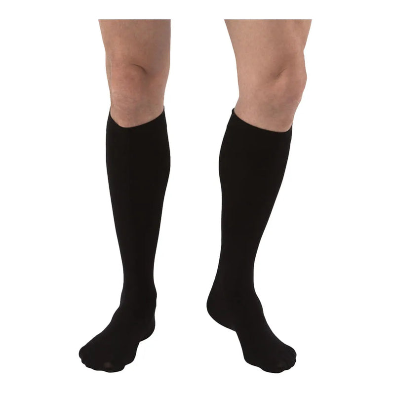 JOBST Media a la Rodilla Relief Negro Baja Compresión