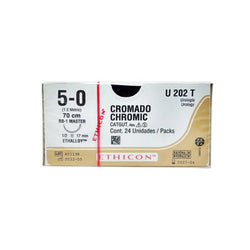 Ethicon Sutura Calibre 5/0 - Longitud 70 CM - Aguja RB-1 17 MM Catgut Cromico