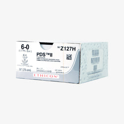 Ethicon Sutura Calibre 6/0 - Longitud 75 CM - Aguja C-1 D/A 13 MM PDS II Violeta