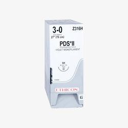 Ethicon Sutura Calibre 3/0 - Longitud 70 CM - Aguja SH 26 MM PDS II Violeta