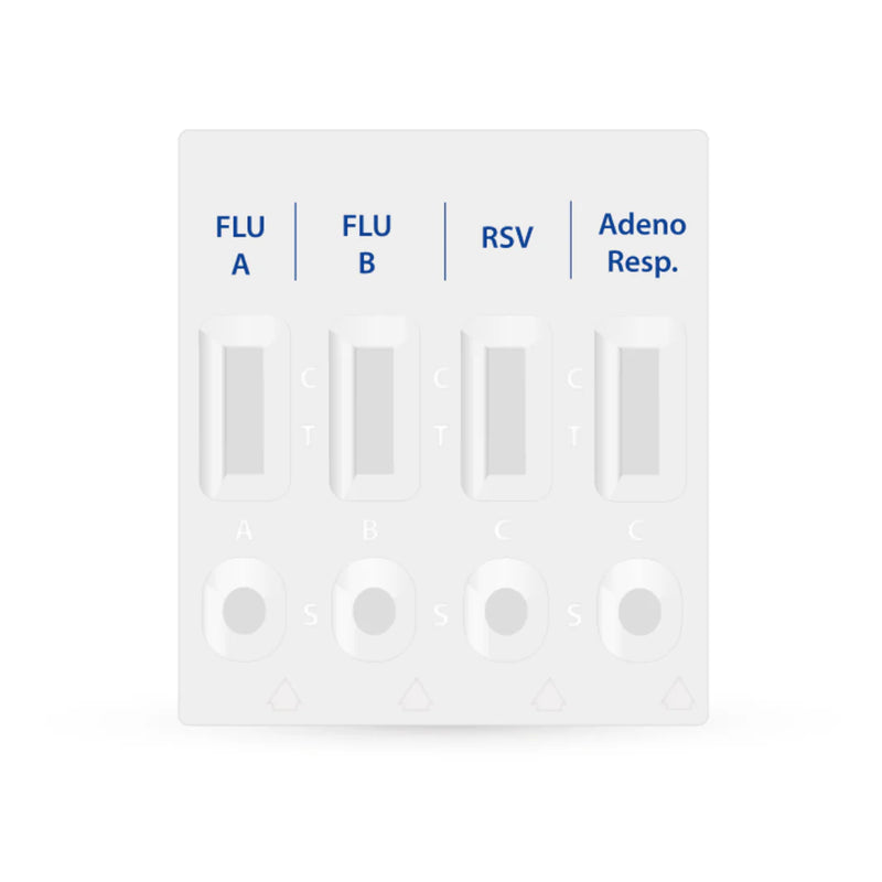 CerTest Prueba para Adenovirus, RSV, Influenza A + B