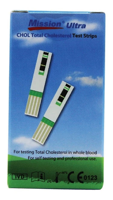 Mission Tiras Reactivas Para Medidor de Colesterol Ultra