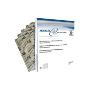 Aquacel Ag Hidrofibra Con Plata Iónica 15 CM X 15 CM