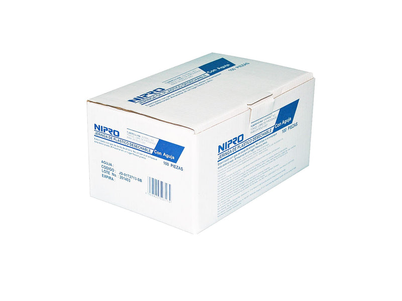 Nipro Jeringa Para Insulina 1 ml de 27G x 13 MM
