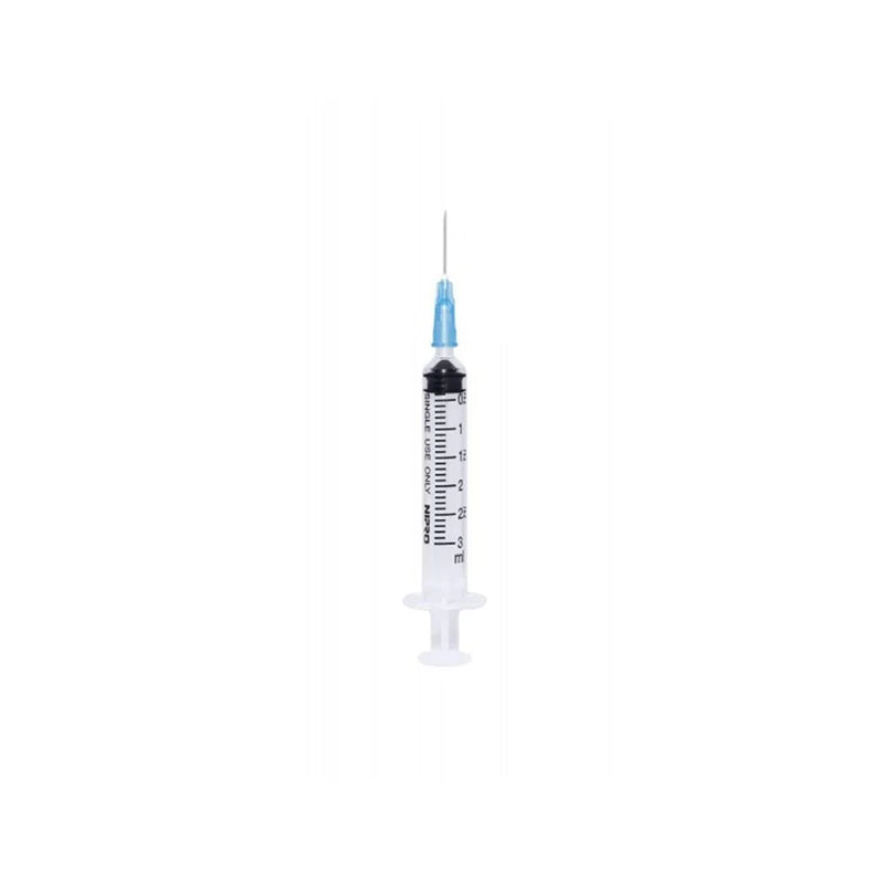 Nipro Jeringa de 3 ml Con Aguja de 21G x 32 MM