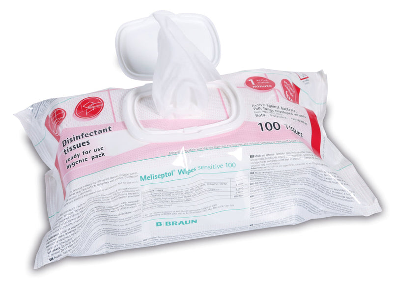 B. Braun Toallitas Desinfectantes Meliseptol Wipes Sensitive