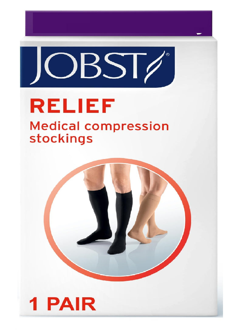 JOBST Media a la Rodilla Relief Beige Alta Compresión