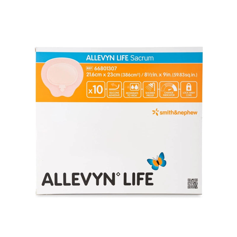 Smith & Nephew Apósito Hidrocelular Allevyn Life Sacrum De 21.6 cm x 23 cm