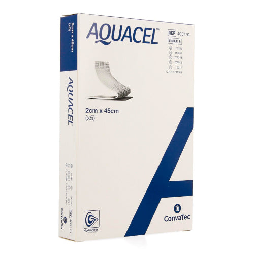 ConvaTec Apósito de Hidrofibra Aquacel Mecha de 2 X 45 CM
