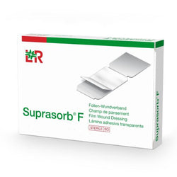 Lohmann & Rauscher Suprasorb F, Apósito de Película Trasnparente para Heridas, Estéril de 10 CM X 12 CM