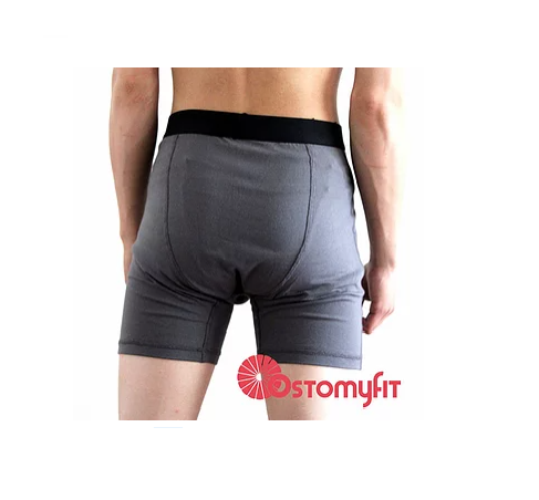 OstomyFit Boxer De Ostomía Gris
