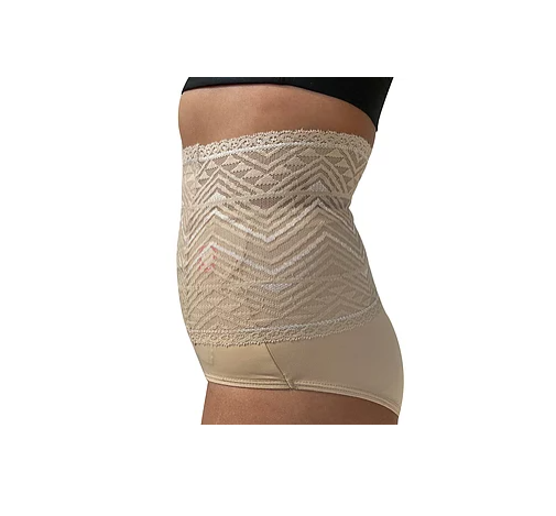 OstomyFit Faja De Ostomía con Encaje Nude