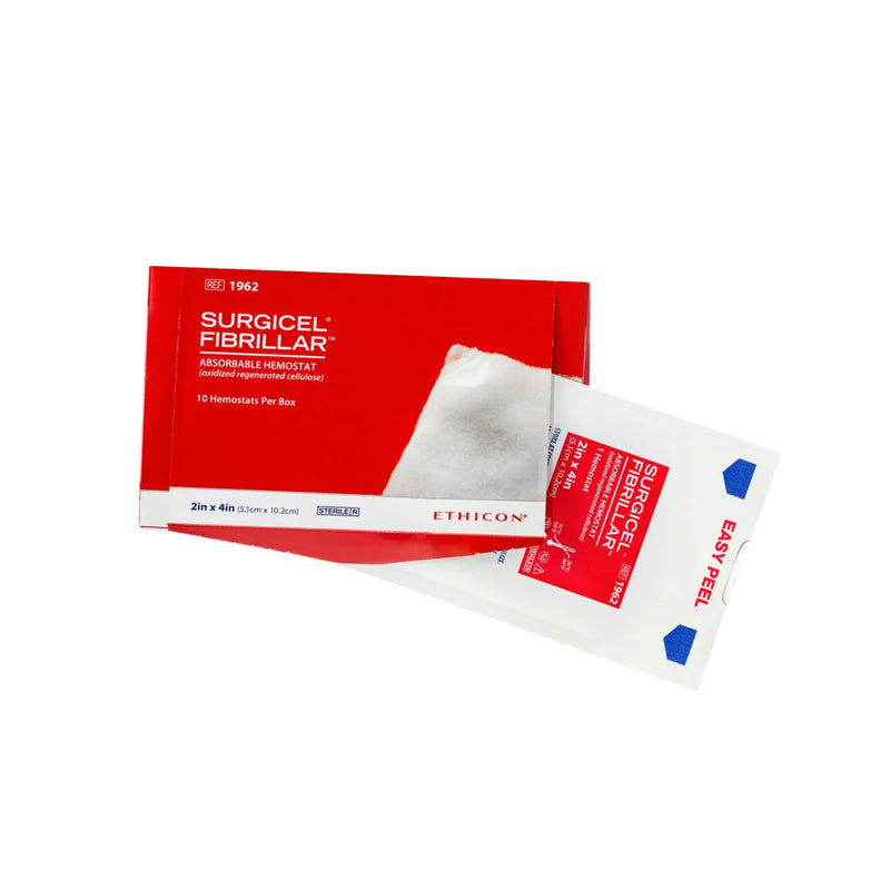 Ethicon Hemostático Absorbible Surgicel Fibrillar 5.1 CM x 10.2 CM