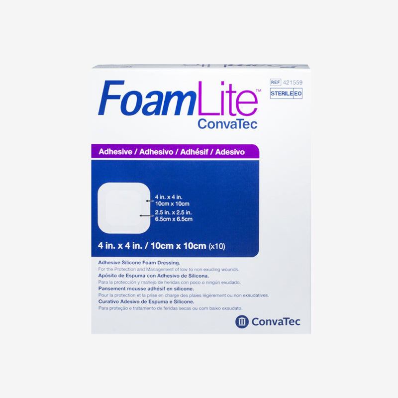 ConvaTec Apósito Foam Lite De 10 CM X 10 CM