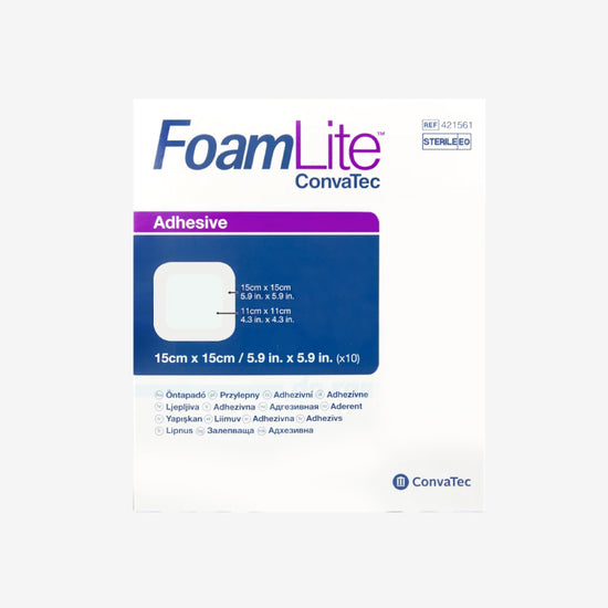 ConvaTec Apósito Foam Lite De 15 CM X 15 CM