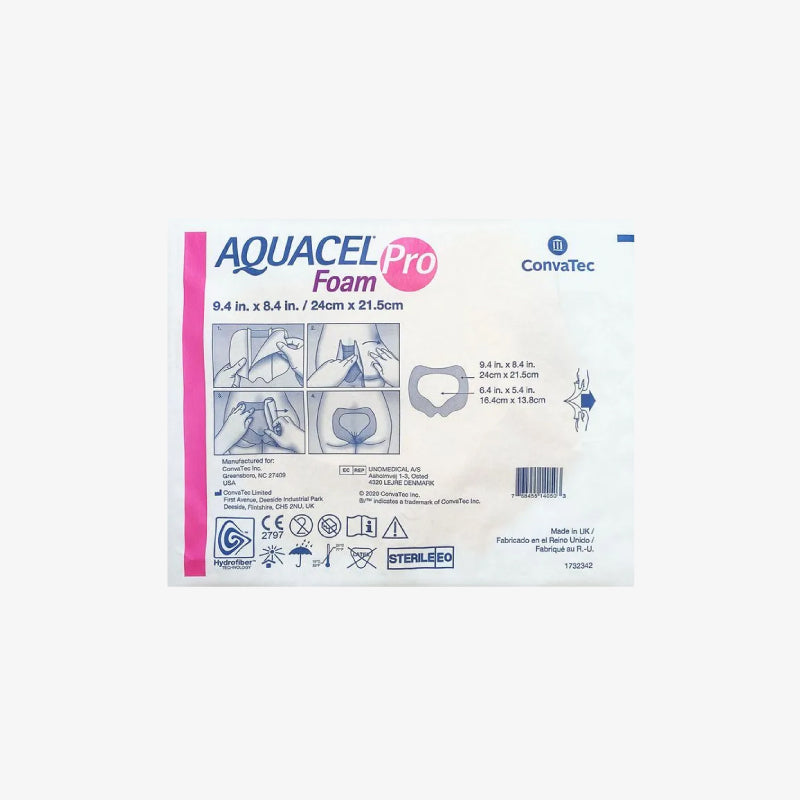 ConvaTec Apósito Sacro Aquacel Foam Pro 24 CM cm X 21.5 CM