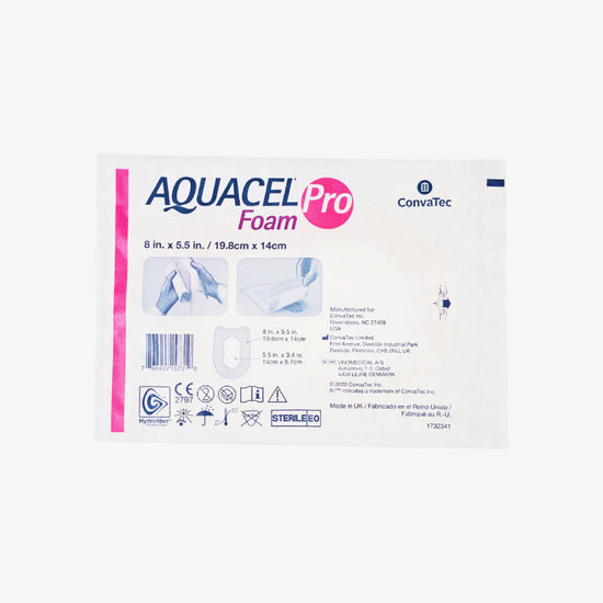 ConvaTec Apósito Talón Aquacel Foam Pro De 19.8 CM cm X 14 CM