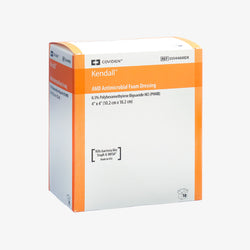Cardinal Health Apósito de Espuma Antimicrobiano con PHMB  Kendall AMD De 10.2 cm x 10.2 cm