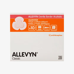 Smith & Nephew Apósito Allevyn Gentle Border Multisite De 17.1 CM X 17.9 CM