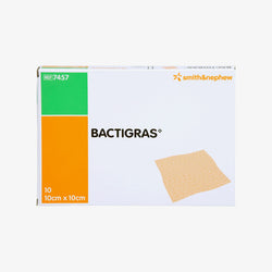 Smith & Nephew Gasa Parafinada Bactigras De 10 CM X 10 CM