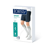 JOBST Sport rodilla Blanco/Gris Mediana Compresión