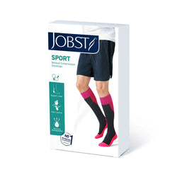 JOBST Media a la Rodilla Sport Rosa - Gris Mediana Compresión