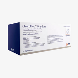 BD Antiséptico Para Asepsia Sin Tinte y Aplicador ChloraPrep De 1.5 ML