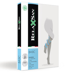 RelaxSan Media a la Rodilla Antiembólica Color Negro 18 - 23 MMHG