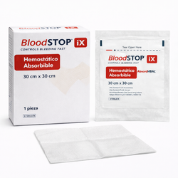 BloodSTOP iX Hemostático Absorbible de 30 CM x 30 CM