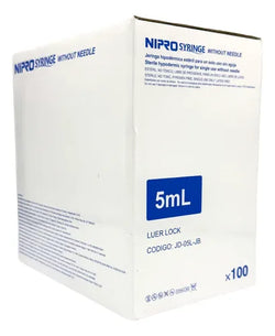 Nipro Jeringa Luer Sin Aguja de 5 ml