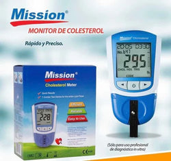 Mission Equipo Medidor de Lípidos (Triglicéridos, Colesterol, HDL)