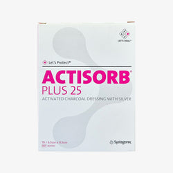 Solventum Apósito Antimicrobiano Actisorb+ 25 De 6.5 cm x 9.5 cm
