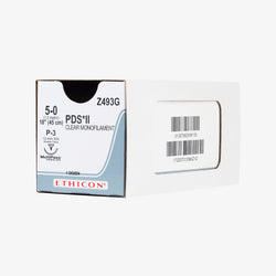 Ethicon Sutura Calibre 5/0 - Longitud 45 CM - Aguja P-3 13 MM PDS II Violeta