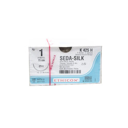 Ethicon Sutura Calibre 1 - Longitud 75 Seda Perma-Hand