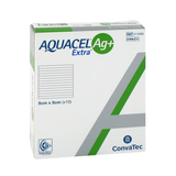 Apósito de Hidrofibra ConvaTec Aquacel Ag+ Extra de 5 X 5 CM