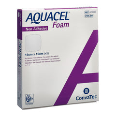 Apósito de Espuma No Adhesivo Aquacel Foam ConvaTec de 15 X 15 CM