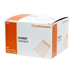 Smith & Nephew Opsite IV 3000 Apósito Transparente de Catéter Estéril de 6 CM X 8.5 CM